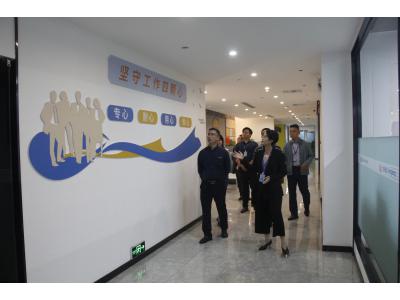 广东省水利水电第三工程局辅导一行光临bifa必发集团集团参观互换